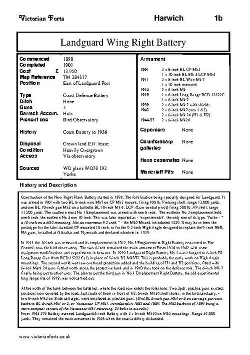 Languard Right Wing Battery datasheet